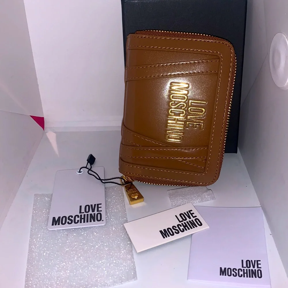 NWT Love Moschino Leather Wallet - Picture 3 of 7